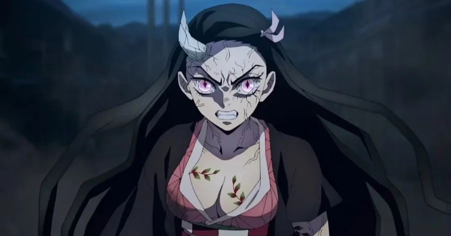 NEZUKO VOLTA A SER HUMANA EM DEMON SLAYER 3 TEMPORADA